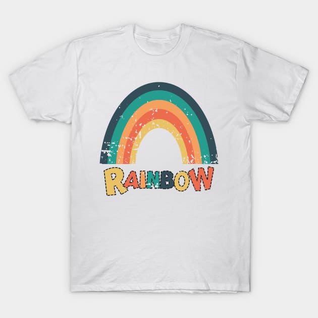 Vintage Rainbow T-Shirt by Nice Surprise